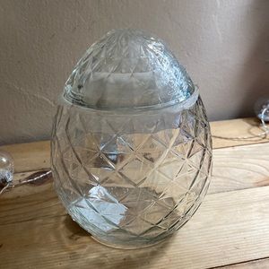 ✨NEW🌷Target Bullseye Playground 2024 Jeweled Glass Egg Jar Container🐣 new